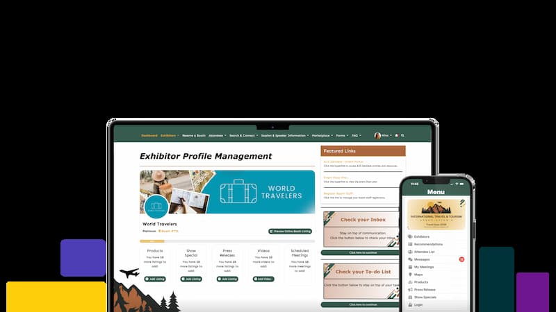 Exhibitor Management on Event Sales Engine.