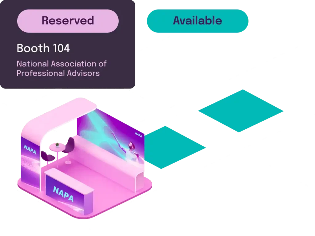 booth availability screen