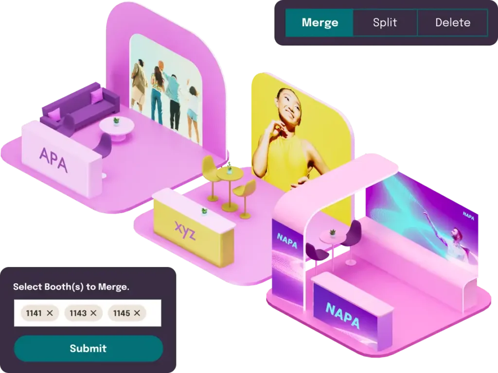 booth management screen