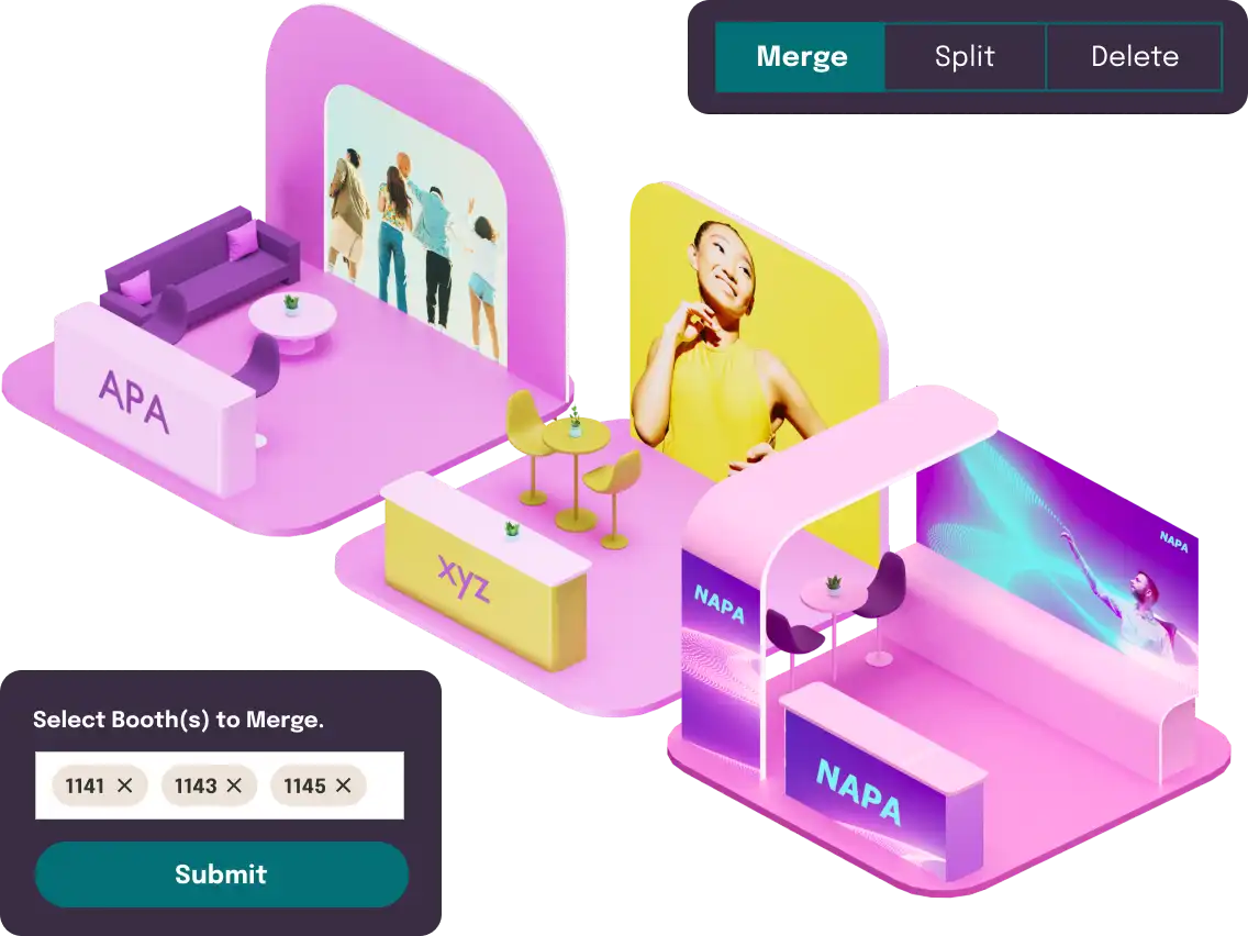 booth management screen