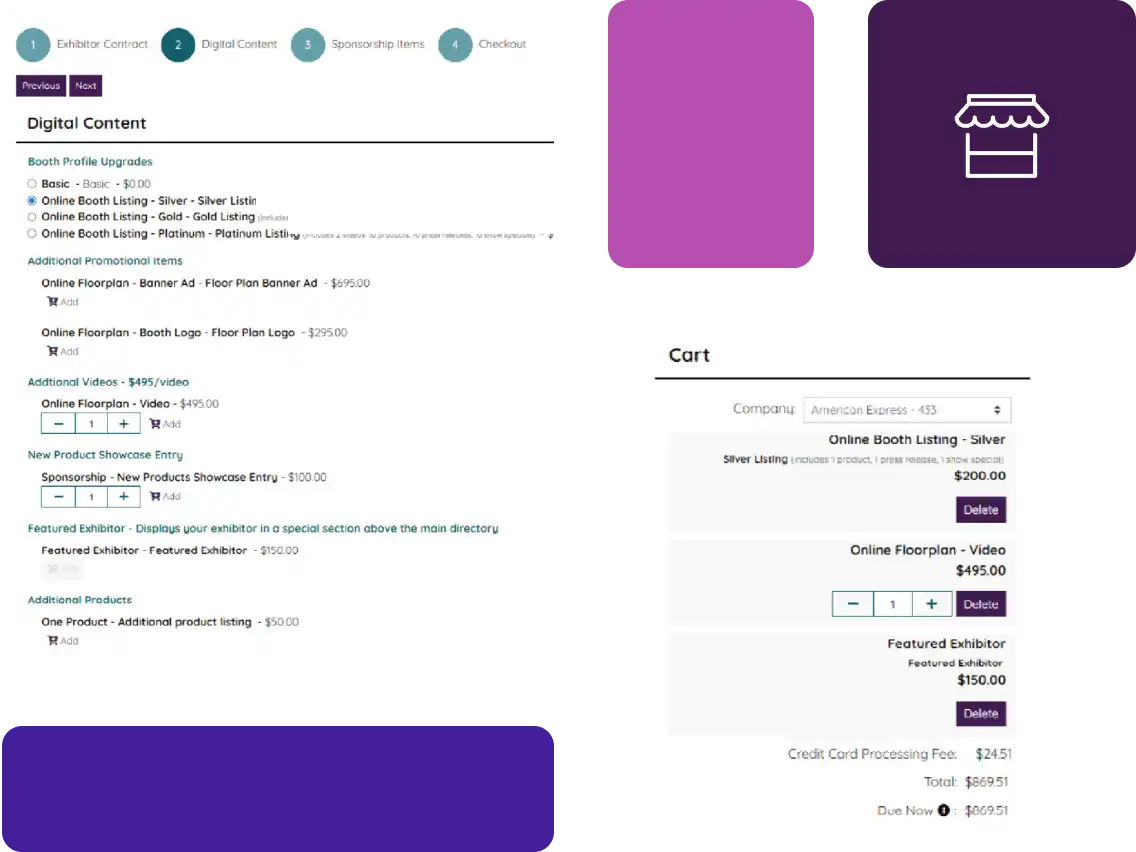 digital content product listing