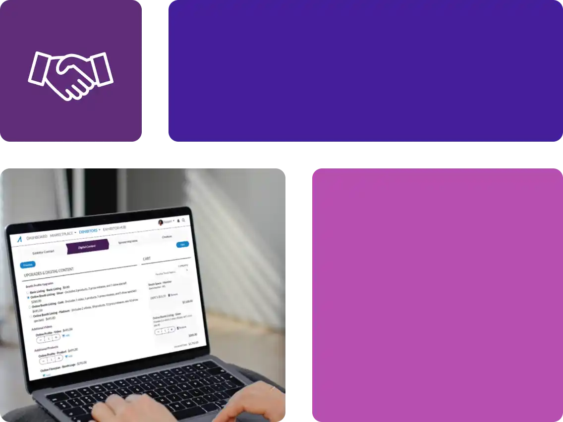 laptop and handshake