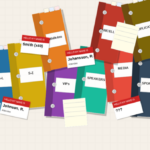 
                            Numerous Colorful Binders                            